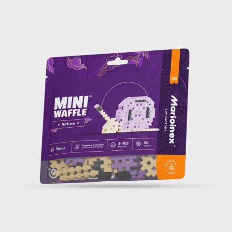 Klocki Mini waffle Nature - Ślimak 50 elementów Klocki Mini waffle Nature - Ślimak 50 elementów