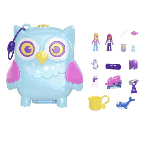 Zestaw z figurkami Polly Pocket Piżama Party Sówki Zestaw z figurkami Polly Pocket Piżama Party Sówki