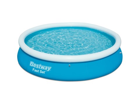 Bestway Fast Set 57273 basen zewnętrzny naziemny Basen nadmuchiwany W kształcie okręgu 5377 l Niebieski Bestway Fast Set 57273 basen zewnętrzny naziemny Basen nadmuchiwany W kształcie okręgu 5377 l Niebieski