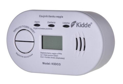 K5DCO KIDDE CZUJNIK TLENKU WĘGLA I CZADU