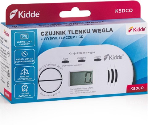 K5DCO KIDDE CZUJNIK TLENKU WĘGLA I CZADU