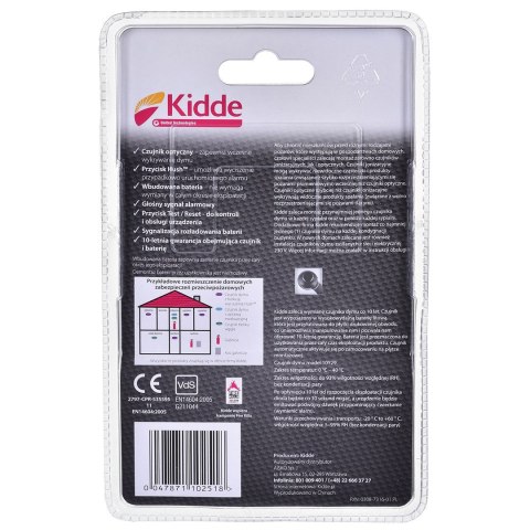 Optyczny czujnik dymu 10Y29A Kidde Optyczny czujnik dymu 10Y29A Kidde