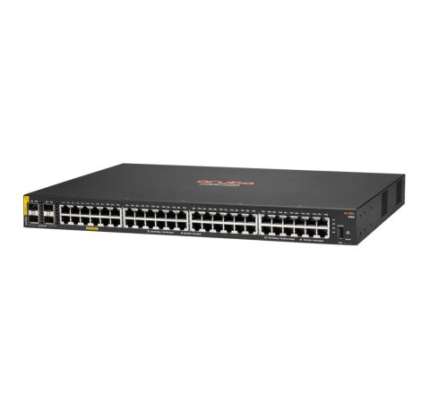 Aruba 6100 48G Class4 PoE 4SFP+ 370W Zarządzany L3 Gigabit Ethernet (10/100/1000) Obsługa PoE 1U Czarny Aruba 6100 48G Class4 PoE 4SFP+ 370W Zarządzany L3 Gigabit Ethernet (10/100/1000) Obsługa PoE 1U Czarny