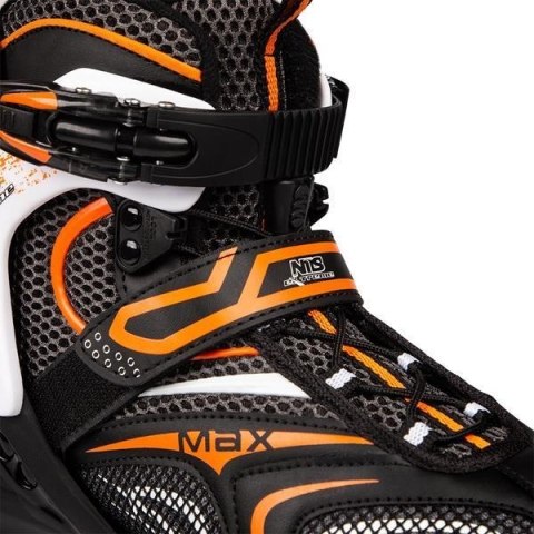 ŁYŻWOROLKI NILS EXTREME NA1060S CZARNO-POMARAŃCZOWE ROZM. 40 ŁYŻWOROLKI NILS EXTREME NA1060S CZARNO-POMARAŃCZOWE ROZM. 40