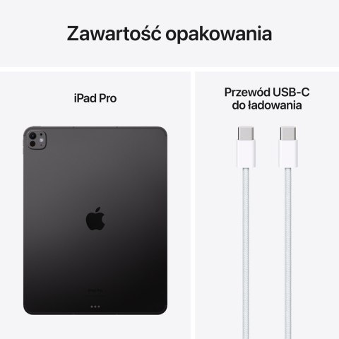 Apple iPad Pro 5G Apple M TD-LTE & FDD-LTE 256 GB 33 cm (13") 8 GB Wi-Fi 6E (802.11ax) iPadOS 17 Czarny