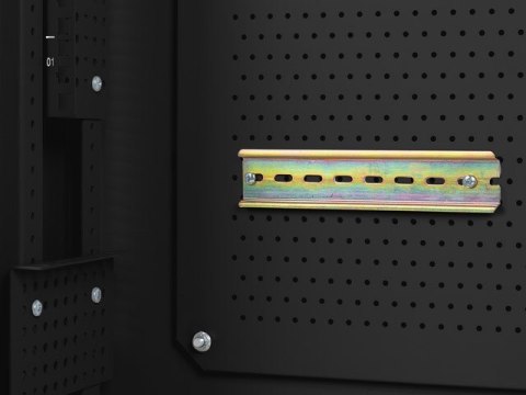 Lanberg WAF1-5203-06-00B stojak 6U Szafa wisząca Czarny
