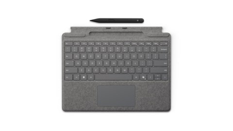 Microsoft Surface Pro Keyboard with Slim Pen for Business QWERTZ Niemiecki Microsoft Cover port Platyna Microsoft Surface Pro Keyboard with Slim Pen for Business QWERTZ Niemiecki Microsoft Cover port Platyna