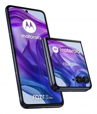 Motorola razr 50 ultra 17,5 cm (6.9") Dual SIM Android 14 5G USB Type-C 12 GB 512 GB 4000 mAh Granatowy (marynarski)