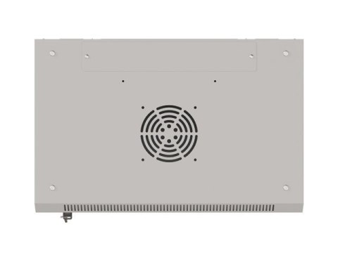 Szafa instalacyjna rack wisząca 19" 9U 540x350 szara drzwi przeszklone LANBERG (FLAT PACK)