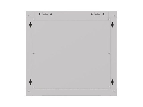 Szafa instalacyjna rack wisząca 19" 9U 540x350 szara drzwi przeszklone LANBERG (FLAT PACK)