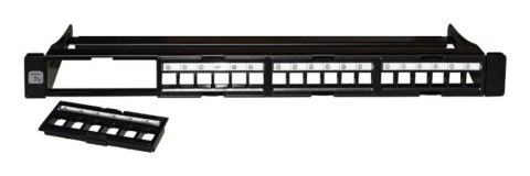 Techly I-KS PP-24-DEN panel krosowniczy 1U Techly I-KS PP-24-DEN panel krosowniczy 1U