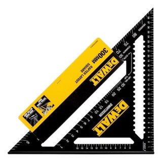DeWALT DWHT25228-0 linijka 300 mm Aluminium Czarny, Żółty
