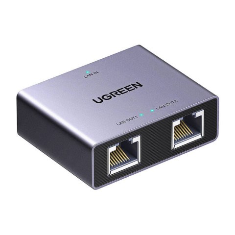 Adapter rozgałęźnik Ethernet Ugreen NW301 (1x2) Adapter rozgałęźnik Ethernet Ugreen NW301 (1x2)