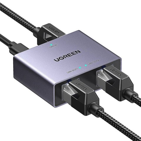 Adapter rozgałęźnik Ethernet Ugreen NW301 (1x2) Adapter rozgałęźnik Ethernet Ugreen NW301 (1x2)