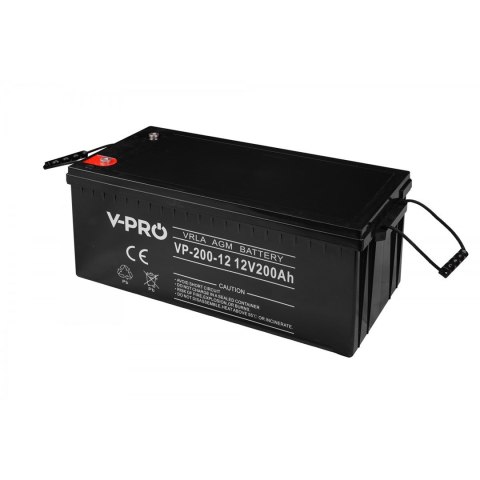 Akumulator VOLT POLSKA AGM VPRO 12V 200Ah VRLA Bezobsługowy Akumulator VOLT POLSKA AGM VPRO 12V 200Ah VRLA Bezobsługowy