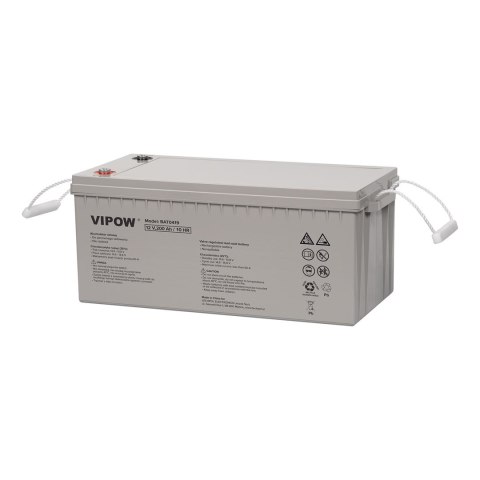 Akumulator żelowy 12V 200Ah Vipow Akumulator żelowy 12V 200Ah Vipow