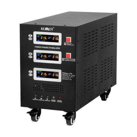 Automatyczny trójfazowy stabilizator napięcia KEMOT PROavr-15k Automatyczny trójfazowy stabilizator napięcia KEMOT PROavr-15k