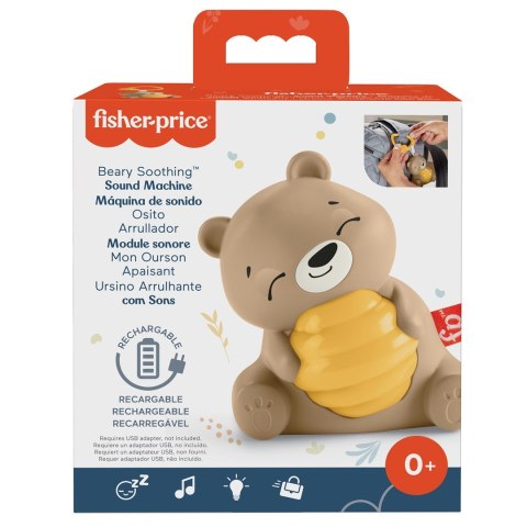 Fisher-Price HRB18 nocna lampka dziecięca Brązowy, Biały