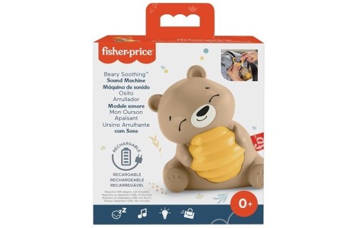Fisher-Price HRB18 nocna lampka dziecięca Brązowy, Biały