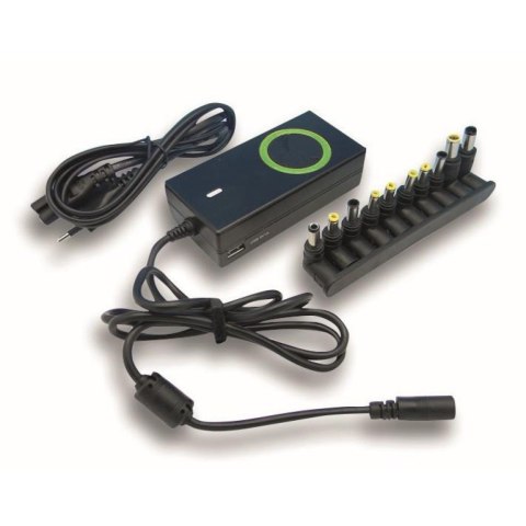 Techly IPW-NTS70WTY adapter zasilający/ inwentor Uniwersalne 70 W Czarny Techly IPW-NTS70WTY adapter zasilający/ inwentor Uniwersalne 70 W Czarny