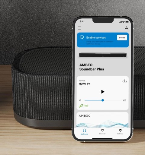 Sennheiser AMBEO Soundbar Plus SB02 7.1.4 400W Bluetooth 5.0 Dolby Atmos Czarny Sennheiser AMBEO Soundbar Plus SB02 7.1.4 400W Bluetooth 5.0 Dolby Atmos Czarny