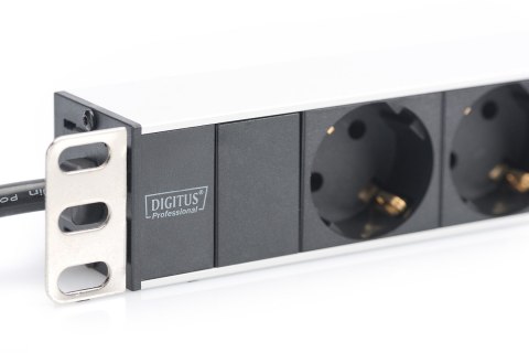 Listwa RACK DIGITUS DN-95401 (8 x UTE; 16 A; 2m; kolor czarny) Listwa RACK DIGITUS DN-95401 (8 x UTE; 16 A; 2m; kolor czarny)