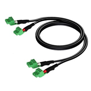 AUDAC CLA830 kabel sygnałowy 1 m Czarny, Zielony