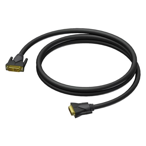 Kabel DVI-D - DVI-D 3 m juodas (CLV140/3) Kabel DVI-D - DVI-D 3 m juodas (CLV140/3)