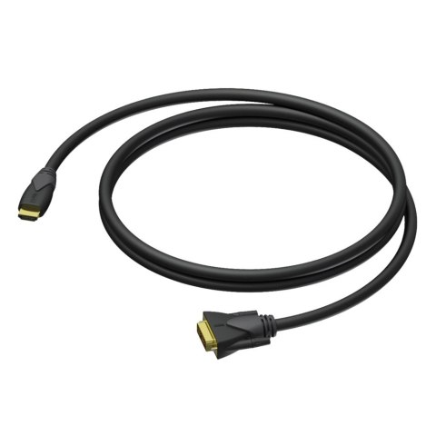 Procab HDMI - DVI-D 3 m czarny (CLV160/3) Procab HDMI - DVI-D 3 m czarny (CLV160/3)