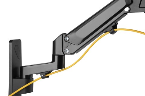 Uchwyt ścienny pojedynczy 1xLCD max 43" i 23kg z sprężyną gazową Uchwyt ścienny pojedynczy 1xLCD max 43" i 23kg z sprężyną gazową