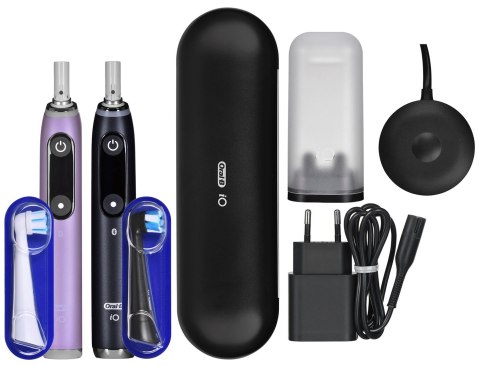 BRAUN ORAL-B SZCZOTECZKA ELEKTRYCZNA IO 9N ZESTAW DUO BLACK ONYX & ROSE QUARTZ