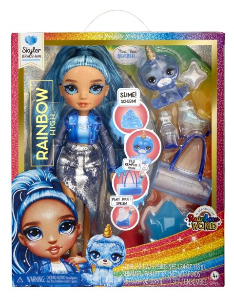 Lalka modowa Rainbow High Classic Rainbow - Skyler (blue)