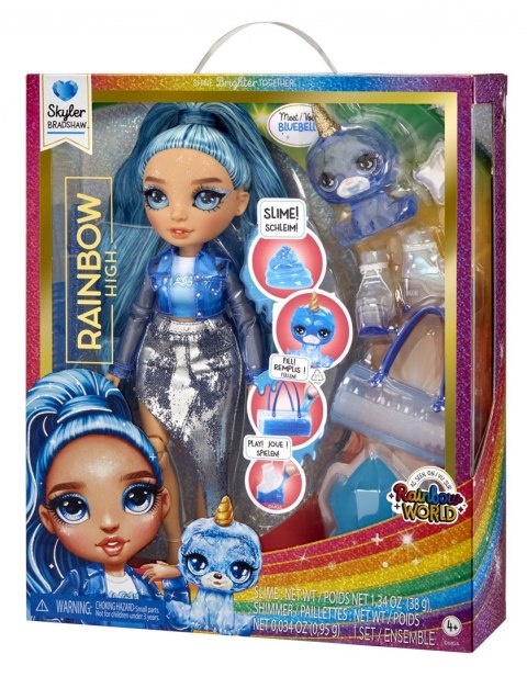 Lalka modowa Rainbow High Classic Rainbow - Skyler (blue)