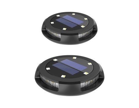 Zestaw 2 szt lamp solarnych LED RGB Activejet LARIX Zestaw 2 szt lamp solarnych LED RGB Activejet LARIX