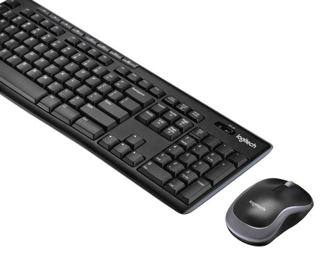 Zestaw klawiatura + mysz Logitech 920-004511 (USB (Radio 2.4 GHz); ukł.klaw.(DE); kolor czarny) Zestaw klawiatura + mysz Logitech 920-004511 (USB (Radio 2.4 GHz); ukł.klaw.(DE); kolor czarny)