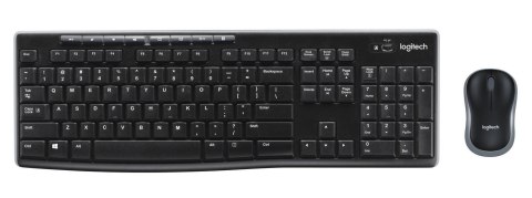 Zestaw klawiatura + mysz Logitech 920-004511 (USB (Radio 2.4 GHz); ukł.klaw.(DE); kolor czarny) Zestaw klawiatura + mysz Logitech 920-004511 (USB (Radio 2.4 GHz); ukł.klaw.(DE); kolor czarny)
