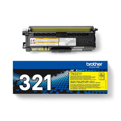 Brother TN-321Y kaseta z tonerem 1 szt. Oryginalny Żółty Brother TN-321Y kaseta z tonerem 1 szt. Oryginalny Żółty