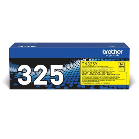 Brother TN-325Y kaseta z tonerem 1 szt. Oryginalny Żółty Brother TN-325Y kaseta z tonerem 1 szt. Oryginalny Żółty