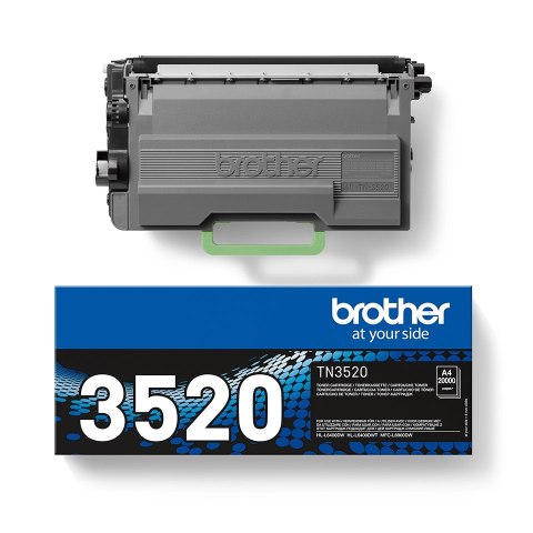 Brother TN-3520 kaseta z tonerem 1 szt. Oryginalny Czarny Brother TN-3520 kaseta z tonerem 1 szt. Oryginalny Czarny