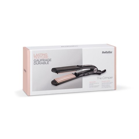 BaByliss The Crimper Prostownica do teksturyzacji Ciepły Czarny, Różowy 1,8 m BaByliss The Crimper Prostownica do teksturyzacji Ciepły Czarny, Różowy 1,8 m