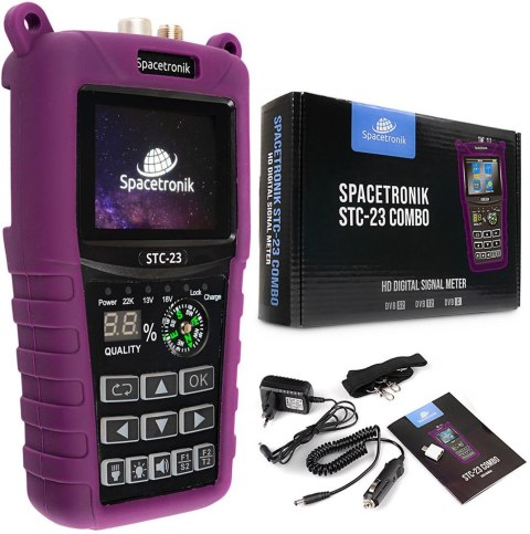 Miernik satelitarny Spacetronik STC-23 VF6800 Combo DVB-S2+T2/C Miernik satelitarny Spacetronik STC-23 VF6800 Combo DVB-S2+T2/C