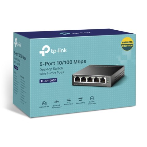 Switch TP-LINK TL-SF1005P (5x 10/100Mbps) Switch TP-LINK TL-SF1005P (5x 10/100Mbps)