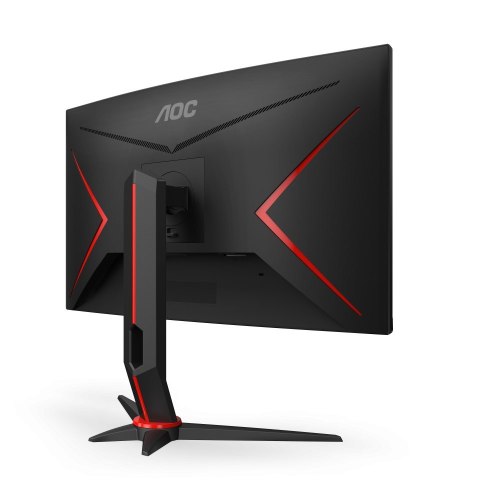 AOC CQ27G2S/BK monitor komputerowy 68,6 cm (27") 2560 x 1440 px Quad HD Czarny, Czerwony