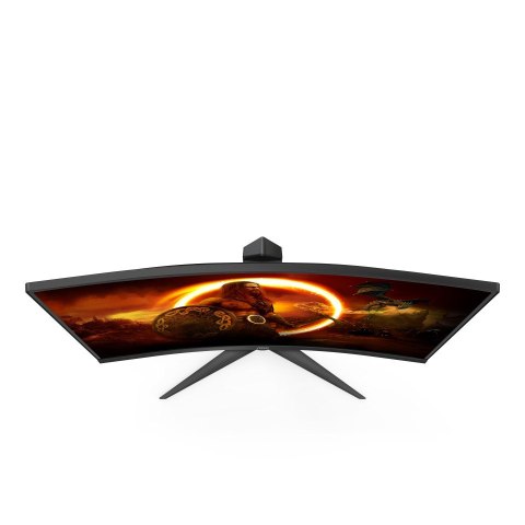AOC CQ27G2S/BK monitor komputerowy 68,6 cm (27") 2560 x 1440 px Quad HD Czarny, Czerwony