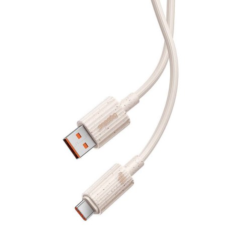 Kabel szybko ładujący Baseus USB do USB-C Habitat Series 100W, 2m (różowy)