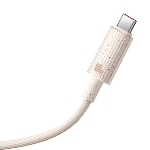 Kabel szybko ładujący Baseus USB do USB-C Habitat Series 100W, 2m (różowy)