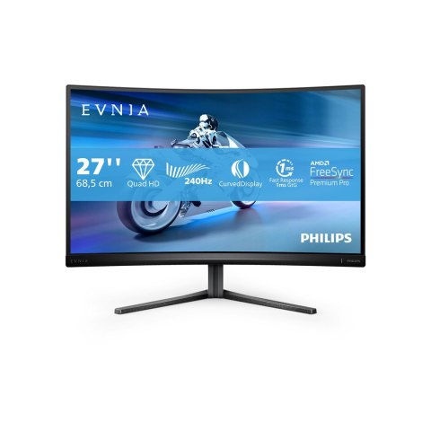 Philips 27M2C5500W/00 LED display 68,6 cm (27") 2560 x 1440 px Quad HD LCD Czarny