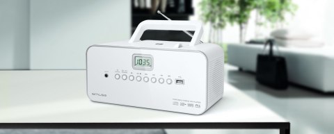 Radioodtwarzacz Muse M-28 RDW przenośne radio FM/CD/MP3/Jack/USB Biały Radioodtwarzacz Muse M-28 RDW przenośne radio FM/CD/MP3/Jack/USB Biały