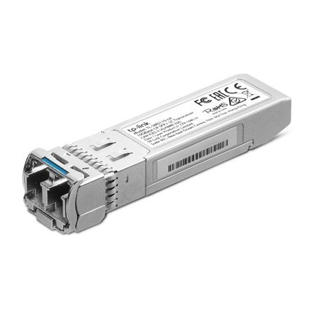TP-Link TL-SM5110-LR moduł przekaźników sieciowych Swiatłowód 10000 Mbit/s SFP+ 1310 nm TP-Link TL-SM5110-LR moduł przekaźników sieciowych Swiatłowód 10000 Mbit/s SFP+ 1310 nm