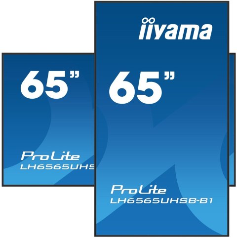 Monitor Iiyama ProLite LH6575UHS-B1AG - 65" - Płaski ekran - 163.8 cm